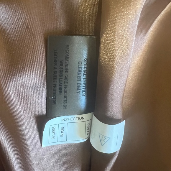 Wilsons Leather Women/Men Moto Jacket Size XL Studs Rhinestones Rose tattoo NWOT - Picture 13 of 14